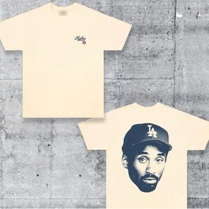 New without tags Cream Graphic Short-Sleeve Men's T-Shirt Kobe 8 size Large